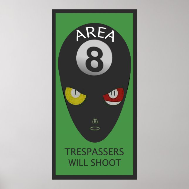 Area Eight Door Poster (Front)