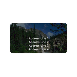 Area Of Mountain Trees Label