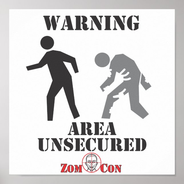 Area Unsecured Poster (Front)