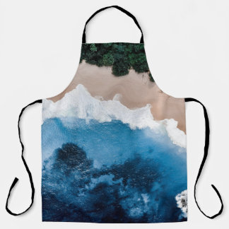 AREAL VIEW PHOTOGRAPHY OF OCEAN APRON