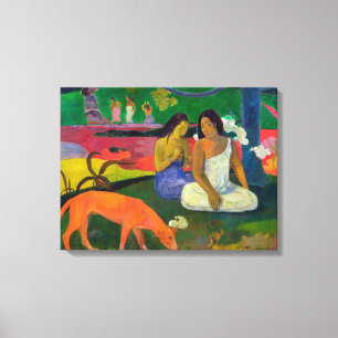 Arearea , 1892 canvas print