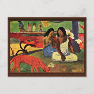 Arearea By Gauguin Paul (Best Quality) Postcard