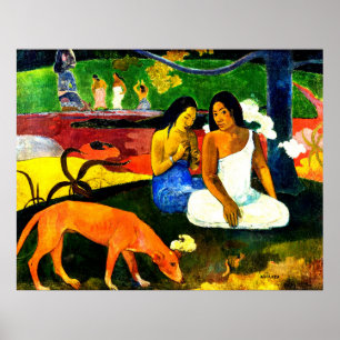 Arearea by Paul Gauguin Poster