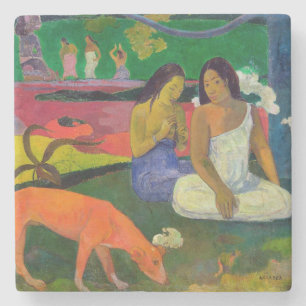 Arearea (The Red Dog), 1892 Stone Coaster
