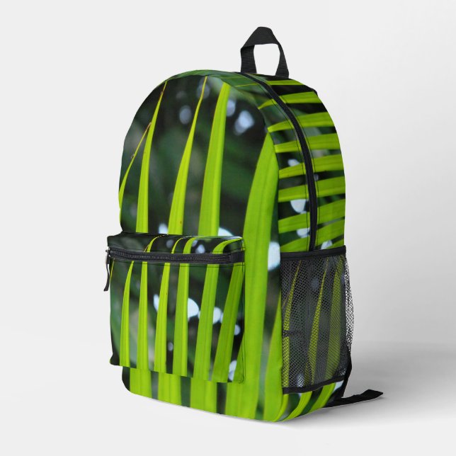 Areca Palm Frond Print Cut Sew Bag (Back Corner Right)