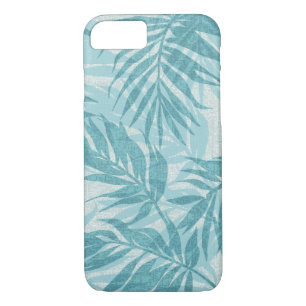 Areca Palms Hawaiian Tropical Vintage Aqua iPhone 8/7 Case