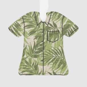 Areca Palms Hawaiian Tropical Vintage Customisable Ornament