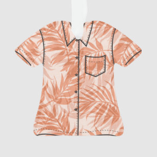 Areca Palms Hawaiian Tropical Vintage Customisable Ornament