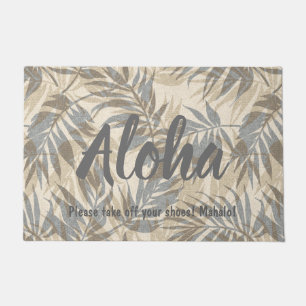 Areca Palms Hawaiian Tropical Vintage Doormat