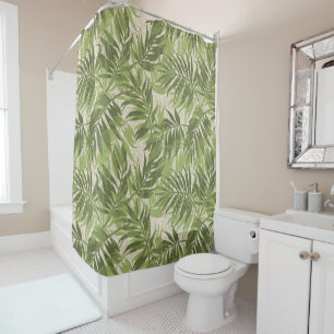 Areca Palms Hawaiian Tropical Vintage Shower Curtain