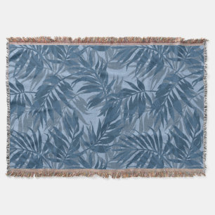 Areca Palms Hawaiian Tropical Vintage Throw Blanket
