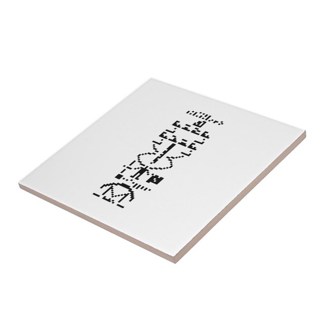 Arecibo Binary Message 1974 Tile (Side)