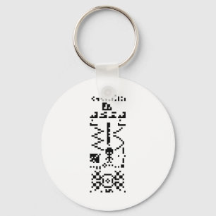 Arecibo Binary Message Reply Key Ring
