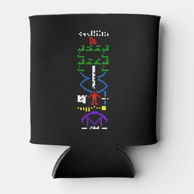 Arecibo Interstellar Message  Science And Astronom Can Cooler (Front)