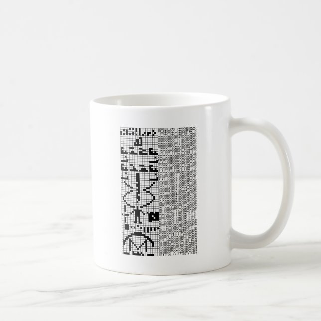 Arecibo_Message Coffee Mug (Right)