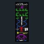 Arecibo message science extraterrestrial alien uni poster<br><div class="desc">Arecibo message science extraterrestrial alien universe space</div>
