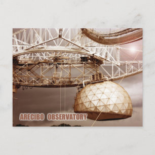 Arecibo Observatory, Puerto Rico Postcard