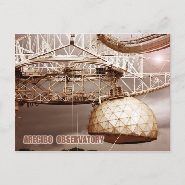 Arecibo Observatory, Puerto Rico Postcard (Front)