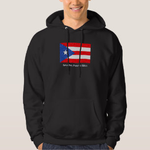 Arecibo Puerto Rico Pr Puerto Rican Flag Amapola B Hoodie