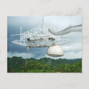 Arecibo Radio Telescope, Puerto Rico Postcard