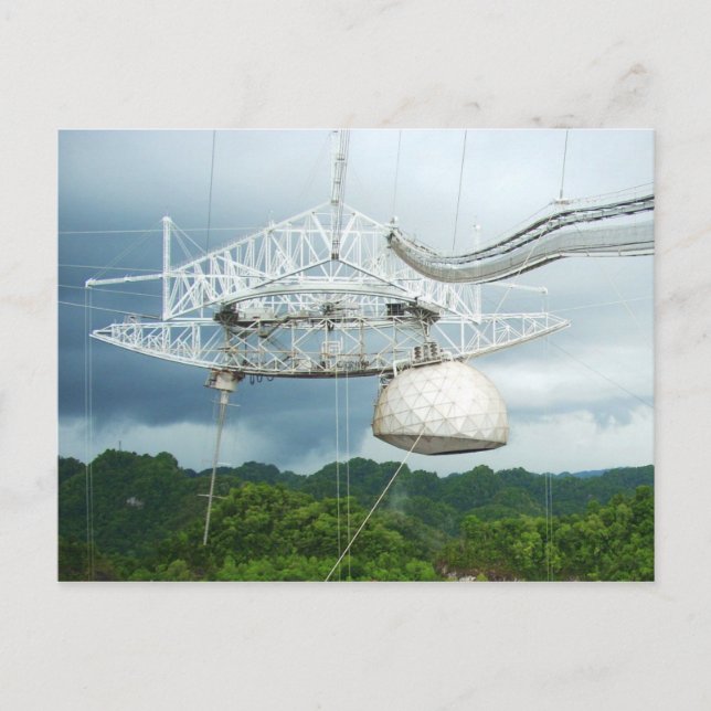 Arecibo Radio Telescope, Puerto Rico Postcard (Front)