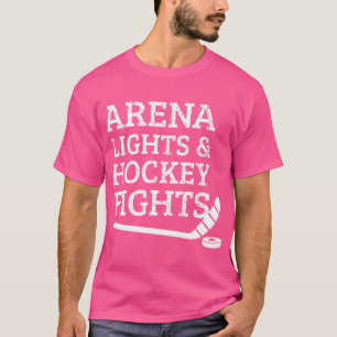 Arena Lights Hockey FightsIce Hockey lover playe T-Shirt