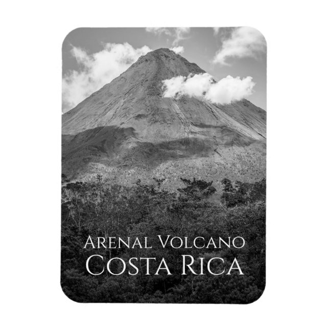 ARENAL VOLCANO Costa Rica Famous Landmark Postcard Magnet (Vertical)