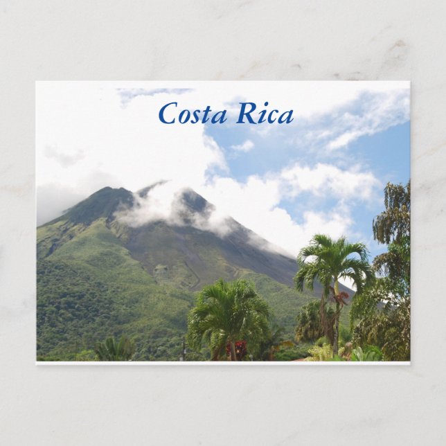 Arenal Volcano, Green Viper in Costa Rica Postcard (Front)