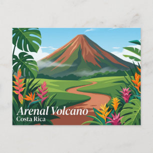 Arenal Volcano National Park Costa Rica Postcard