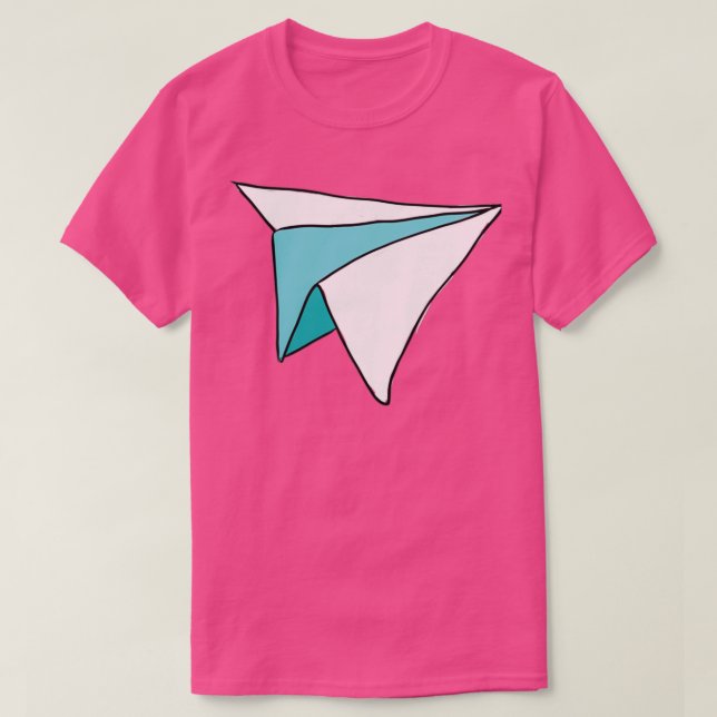 Areo plane doodle tumblr png paper sticker T-Shirt (Design Front)