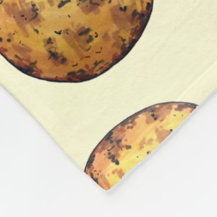 Arepas South American Venezuelan Colombian Food Fleece Blanket