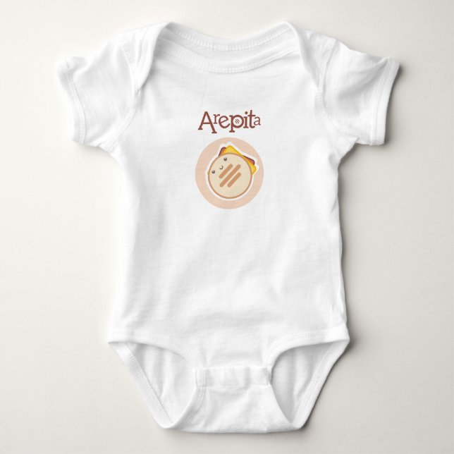 Arepita Baby Bodysuit (Front)