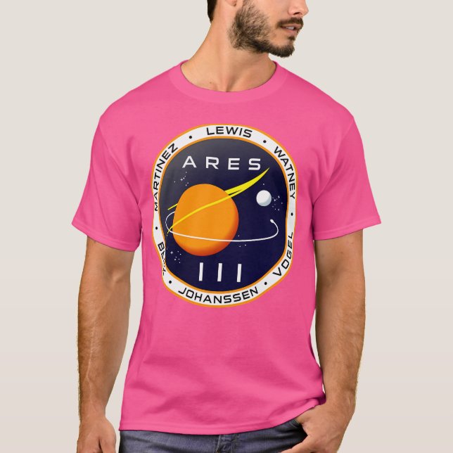 Ares 3 Mission To Mars - The Martian T-Shirt (Front)