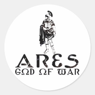 Ares Classic Round Sticker
