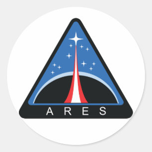 Ares Classic Round Sticker