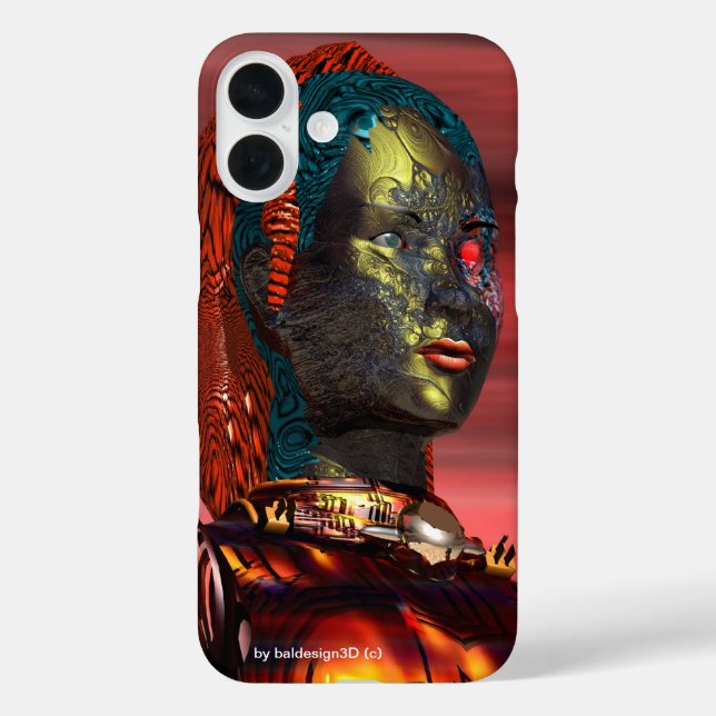 ARES - CYBORG Case-Mate iPhone CASE (Back)