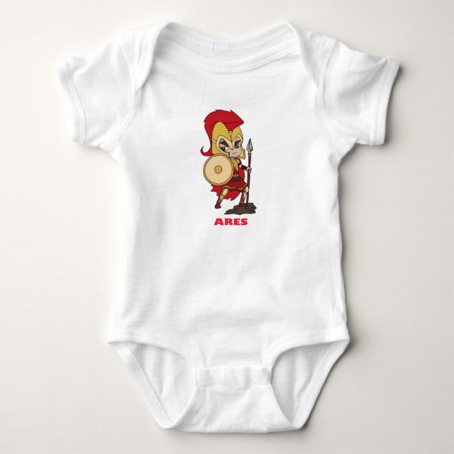 Ares, God of War Baby Bodysuit (Front)
