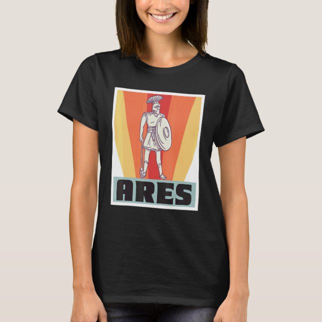 Ares Greece God Greek Mythology Ancient Greece T-Shirt (Front)