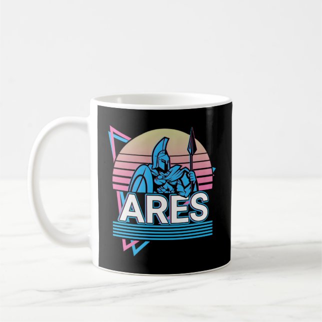 Ares Greek God War Coffee Mug (Left)