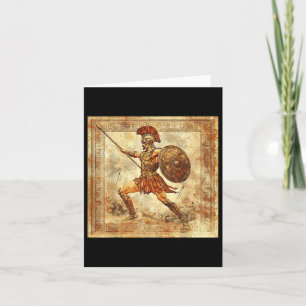 Ares Greek Warrior God Ancient Greece Mythology  Card