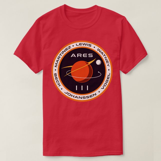 Ares III T-Shirt (Design Front)