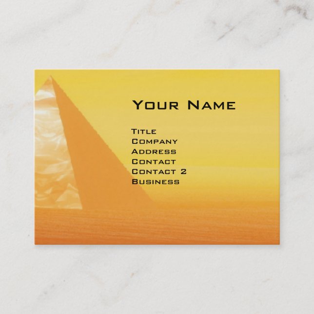 ARES IN THE DESERT OF HYPERION Detail Business Card (Front)