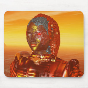 ARES IN THE DESERT OF HYPERION MOUSE MAT
