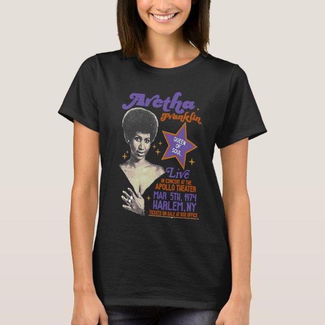Aretha Franklin Harlem T-Shirt (Front)