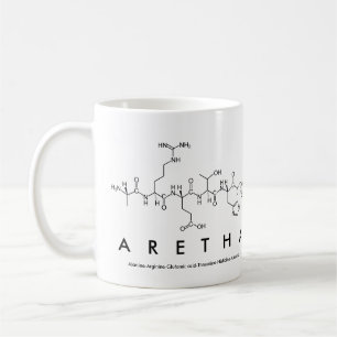 Aretha peptide name mug