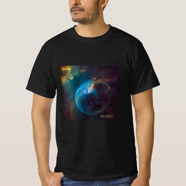 AreWeAlone T-Shirt (Front)