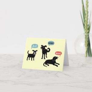 Arf Bark Woof Card