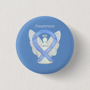 ARFID (Eating Disorder) Awareness Ribbon Angel Pin
