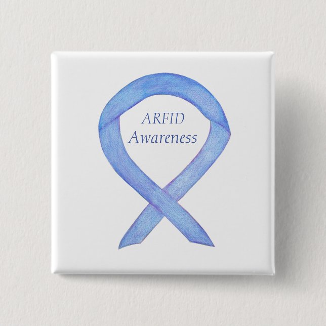 ARFID (Eating Disorder) Awareness Ribbon Pin (Front)
