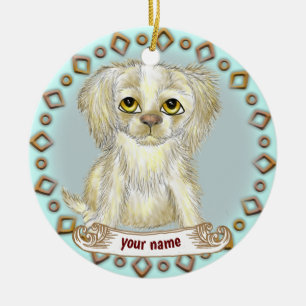 Arfy Dog  Ceramic Tree Decoration